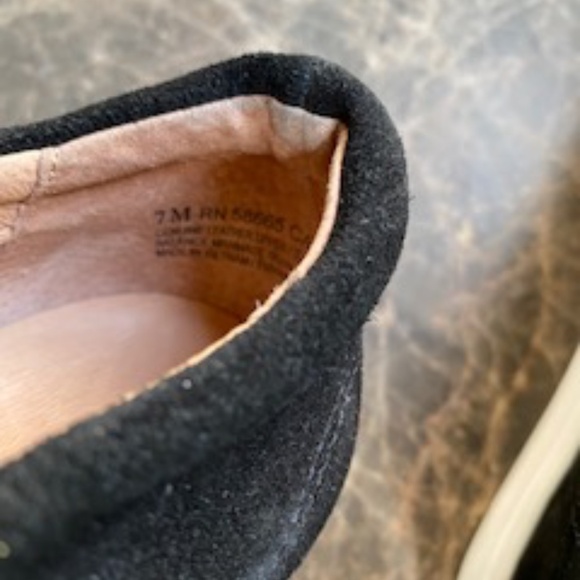 Caslon black suede wedge 7M new w/o box - Picture 5 of 6